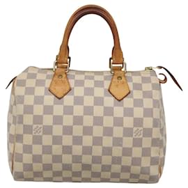 Louis Vuitton-LOUIS VUITTON Damier Azur Speedy 25 Hand Bag N41534 LV Auth 116485-Other