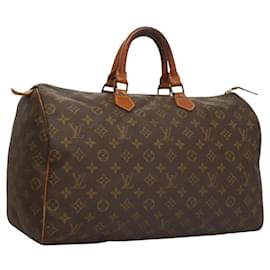 Louis Vuitton-LOUIS VUITTON Monogram Speedy 40 Hand Bag M41522 LV Auth 117111-Monogram