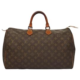Louis Vuitton-LOUIS VUITTON Monogram Speedy 40 Hand Bag M41522 LV Auth 117111-Monogram