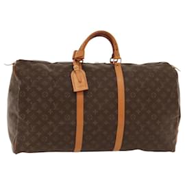 Louis Vuitton-LOUIS VUITTON Monogram Keepall 60 Boston Bag M41422 LV Auth yk17814-Monogram