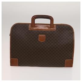 Céline-CELINE Macadam Canvas Hand Shoulder Clutch Bag PVC 5Set Brown Beige Auth ki5554-Brown,Beige