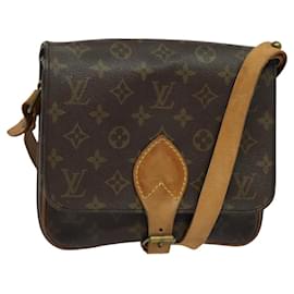 Louis Vuitton-LOUIS VUITTON Monogram Cartouchiere MM Shoulder Bag M51253 LV Auth 116721-Monogram