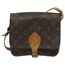 Louis Vuitton-LOUIS VUITTON Monogram Cartouchiere MM Shoulder Bag M51253 LV Auth 116721-Monogram