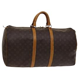 Louis Vuitton-LOUIS VUITTON Monogram Keepall 50 Boston Bag M41426 LV Auth 116929-Monogram