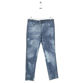 Barbara Bui Blue leather pants Blue