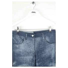 Barbara Bui-Leather pants-Blue