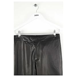 Barbara Bui-Straight leather pants-Black