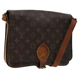 Louis Vuitton-LOUIS VUITTON Monogram Cartouchiere GM Shoulder Bag M51252 LV Auth 117867-Monogram