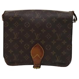 Louis Vuitton-LOUIS VUITTON Monogram Cartouchiere GM Shoulder Bag M51252 LV Auth 117867-Monogram