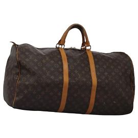 LOUIS VUITTON Monogram Keepall 60 Borsa Boston M41422 LV Auth BD1893 Monogramma