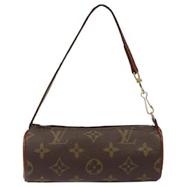 Louis Vuitton-LOUIS VUITTON Monogram Papillon Pouch Vintage LV Auth 117454-Monogram