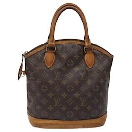 Louis Vuitton-LOUIS VUITTON Monogram Lockit Hand Bag M40102 LV Auth 117482-Monogram