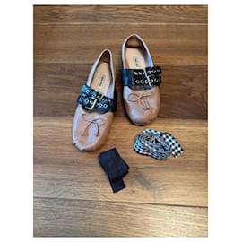 Miu Miu-Ballerines Miu Miu-Beige