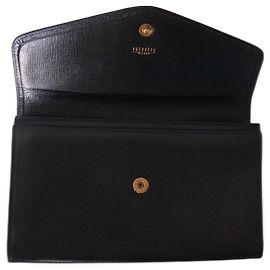 Valextra Purses, wallets, cases Black