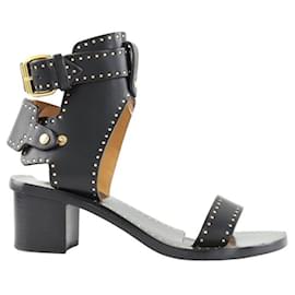 Isabel Marant-Sandales en cuir-Noir