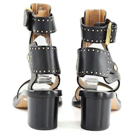 Isabel Marant-Sandales en cuir-Noir