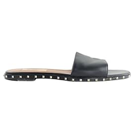 Valentino-Sandales en cuir-Noir