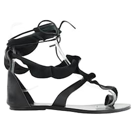 Isabel Marant-Sandales en cuir-Noir