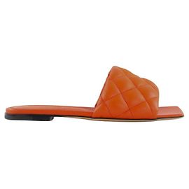 Bottega Veneta Sandales en cuir oranges Orange