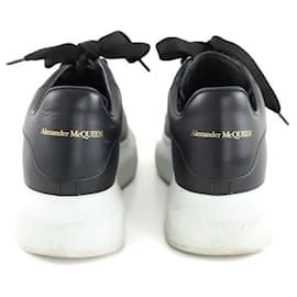 Alexander Mcqueen-Leather sneakers-Black