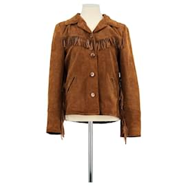 Autre Marque-Leather jacket-Brown