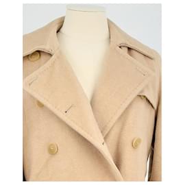 Max Mara-Fur coat-Beige