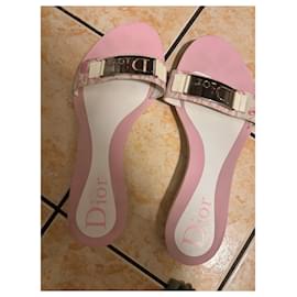 Dior-Sandals-Pink,White