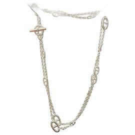 Hermès Collana Farandole 120 cm Argento