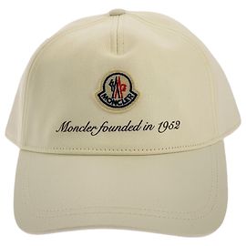 Gorra de béisbol de algodón Moncler 3B000020U162034F Blanco