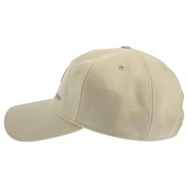 Moncler-Moncler Cotton Baseball Cap 3B000020U162034F-White