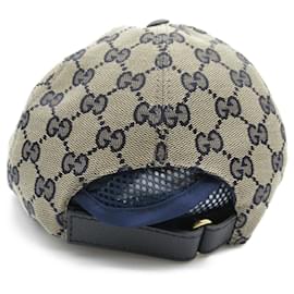 Gucci-Boné de beisebol Gucci GG Canvas 6968454HAQQ4068L-Marrom,Bege