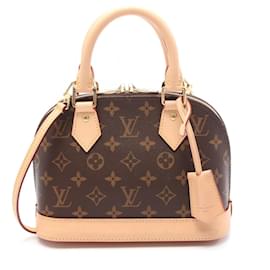 Louis Vuitton-Louis Vuitton Alma BB Handbag Monogram Brown-Brown