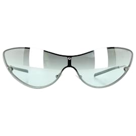 Gucci- Gucci GG2665/S Cat-eye Sunglasses in Silver Metal-Silvery