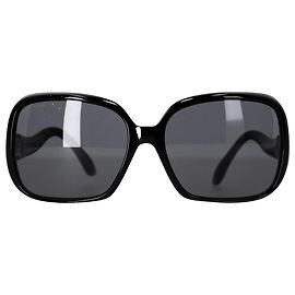 Bulgari Óculos de sol Bvlgari Square com tonalidade em acetato preto Preto