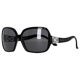 Bulgari-Bvlgari Square Tinted Sunglasses in Black Acetate-Black