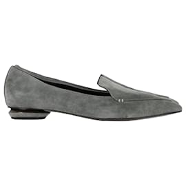 Nicholas Kirkwood-Mocassins Beya de Nicholas Kirkwood en daim gris-Gris