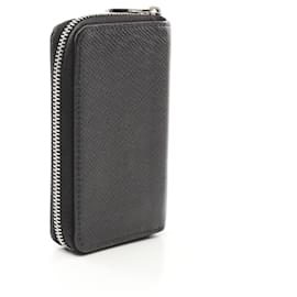 Louis Vuitton-Louis Vuitton Taiga Leather Zippy Coin Purse-Black