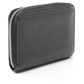 Louis Vuitton-Porte-monnaie Zippy en cuir Epi Louis Vuitton-Noir
