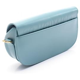Dior-Dior Bobby East-West Leather Shoulder Bag Blue-Blue