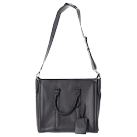 MCM-MCM Tote Bag in Grey Leather-Grey