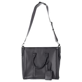 MCM-MCM Tote Bag in Grey Leather-Grey