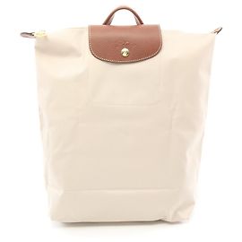 Longchamp Le Pliage Original M Backpack Brown Beige