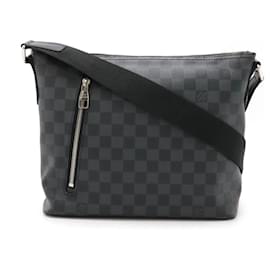 Louis Vuitton-Louis Vuitton Damier Graphite Mick PM Shoulder Bag N41211-Black