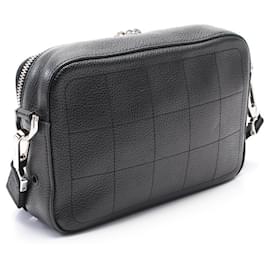 Dior-Dior Leather Safari Messenger Bag Black-Black