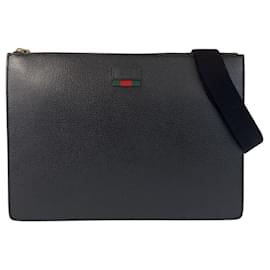 Gucci-Gucci Leather Sheline 2way Shoulder Bag 450976-Black