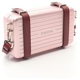 Dior-Dior RIMOWA Leather Aluminum Clutch Bag-Pink