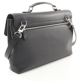 Louis Vuitton-Louis Vuitton Leather Cartable Briefcase-Grey