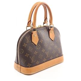 Louis Vuitton-Louis Vuitton Alma BB Handbag Monogram Brown-Brown