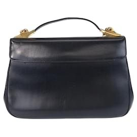 Christian Dior-Christian Dior Trotter Leather 2way Shoulder Handbag-Black
