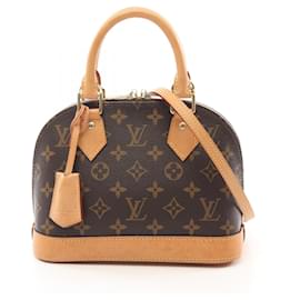 Louis Vuitton-Louis Vuitton Alma BB Handbag Monogram Brown-Brown